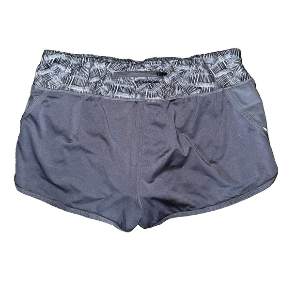 Champion Womens Sz L Lined Running Shorts Black Athletic‎ Gym Workout Reflective - Picture 8 of 8